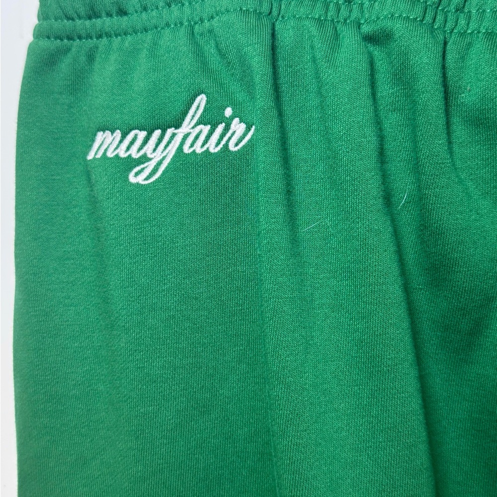 NWT The MAYFAIR GROUP Green embroidered and graphic sweatpants size XXL - Picture 6 of 11